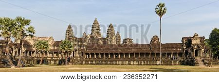 Angkor Wat Temple At Siem Reap, Cambodia.