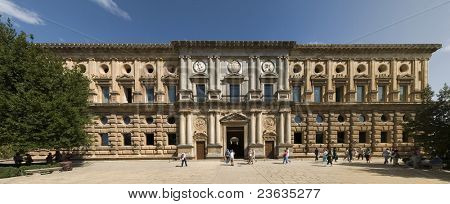 Carlos V paláci Alhambra, Granada, Španělsko