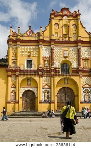 Macierzystego meksykańskie kolonialnym Kościoła, Chiapas Mexico