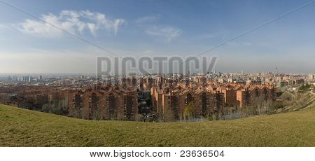 vista de siete tetas, Madrid-Espanha