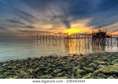 Long Exposure Image Of 