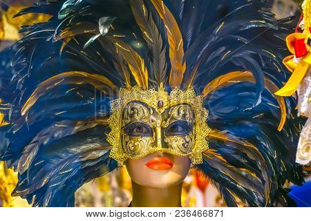 Venetian Masks Venice Italy Used Since The 1200s For Carnival, Which Were Celebrated Just Before Len