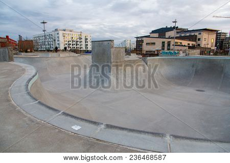 One Of The Best Skate Parks In Europe. Malmo Skatepark, Sweden.