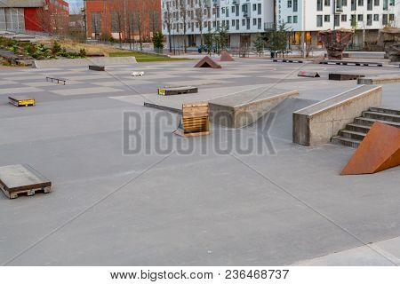 One Of The Best Skate Parks In Europe. Malmo Skatepark, Sweden.