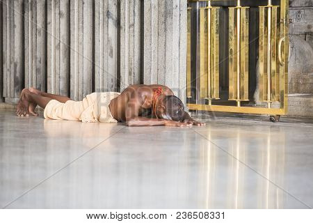 Documentary Editorial. Ashram Of Sri Ramana Maharshi, Tiruvannamalai, Tamil Nadu, India - March Circ