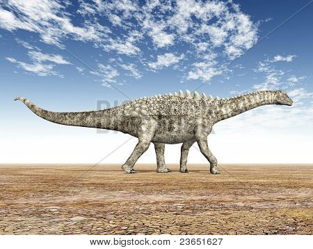 Dinosaurier ampelosaurus
