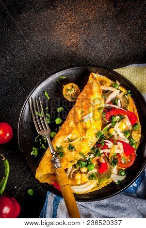Stuffed Omelette With Vegetable