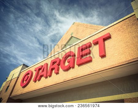Entrance To Target The Second-largest Discount Store Retailer In Usa