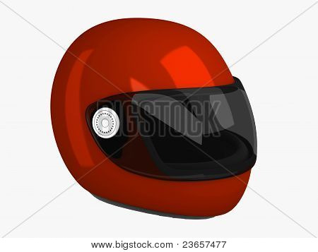 Casco moto. 3D