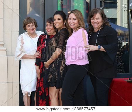 LOS ANGELES - APR 16:  Eva Longoria Baston, Mom, Sisters at the Eva Longoria Baston Star Ceremony on the Hollywood Walk of Fame on April 16, 2018 in Los Angeles, CA