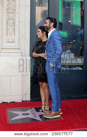 LOS ANGELES - APR 16:  Eva Longoria Baston, Jose Baston at the Eva Longoria Baston Star Ceremony on the Hollywood Walk of Fame on April 16, 2018 in Los Angeles, CA