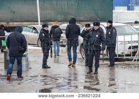January 28, 2018, Russia, Rostov-on-don. The Meeting Strike Of Voters Directed Against The Elections