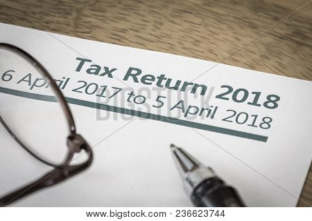 Uk Hmrc Self Assessment Income Tax Return Form 2018