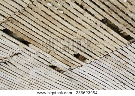Old Lath And Plaster Ceiling Undergoing Refurbishment