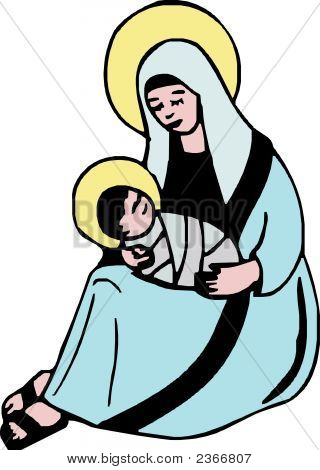 Virgin Mary And Infant Jesus