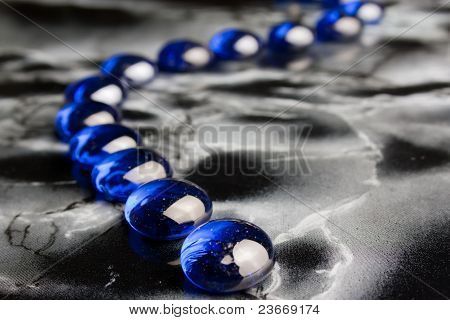 Pfad der blaue Stein