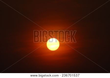 The Sunset Slowly Down And Dim Its Shine