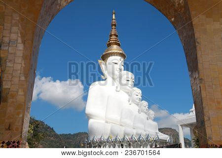 Multiple Buddha Statue At Wat Phasonkaew Phisanulok