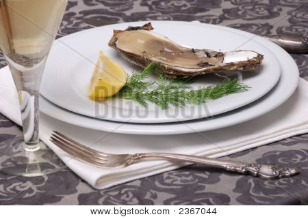Oyster With Champagne