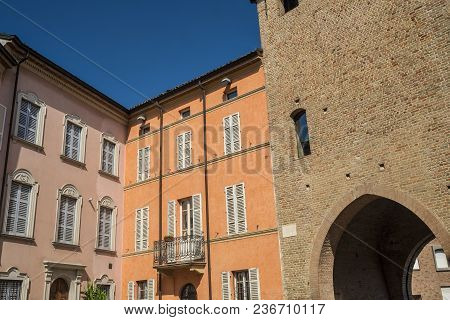 Fidenza, Parma, Emilia Romagna, Italy: The Cathedral Square