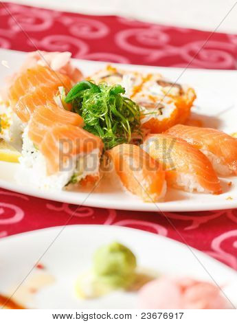 Sushi sul tavolo