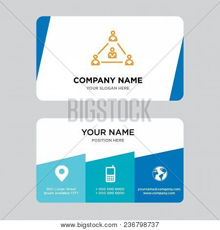 Coorperation Business Card Design Template, Visiting For Your Company, Modern Creative And Clean Ide