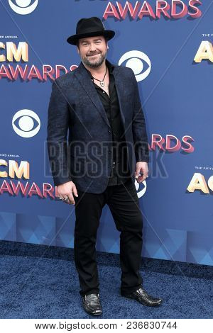 LAS VEGAS-APR 15: Singer Lee Brice attends the 53rd Annual Academy of Country Music Awards on April 15, 2018 at the MGM Grand Arena in Las Vegas, Nevada.