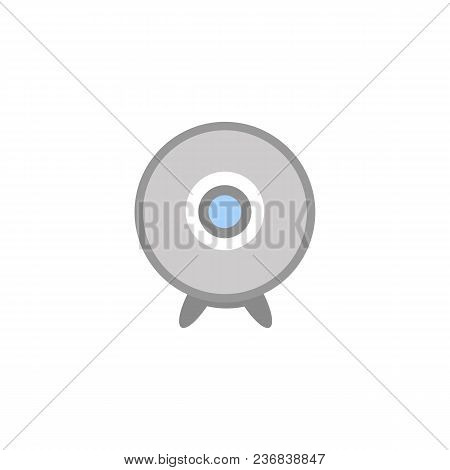Computer Web Camera. Webcam Device Vector Illustration
