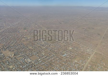 Overview Of The City Of El Alto, The Second City Of Bolivia After La Paz. Built Spontaneously In The
