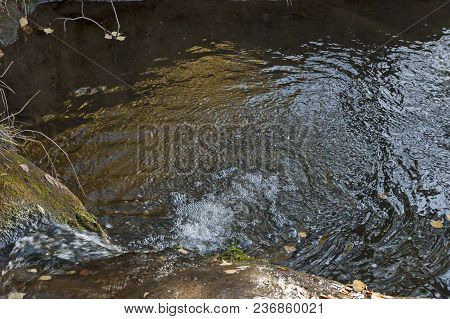 Below Part Of  Waterfall Cascade Of River Lokorska Near Village  Lokorsko, Sofia, Bulgaria