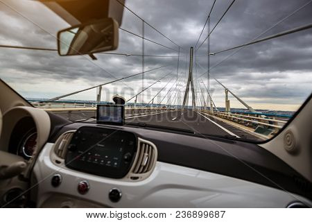 The Normandy Bridge In France