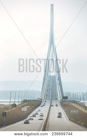 The Normandy Bridge In France