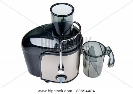 Extracteur de jus sur fond blanc