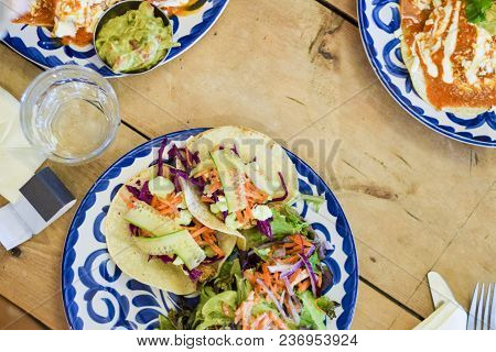 Fresh Authentic Mexican Street Tacos With Fish