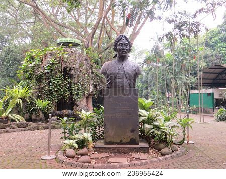 Jakarta, Indonesia - March 24, 2017: Monument Of Raden Saleh The Founder Of Taman Margasatwa Ragunan