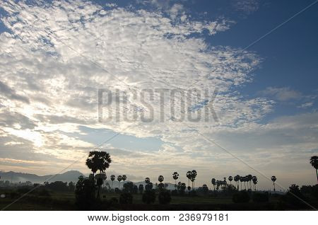 The Beautiful Cloud Pattern On The Sky