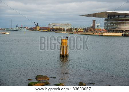 Copenhagen, Denmark: Opera House. It Is Located On The Island Of Holmen In Central Copenhagen.