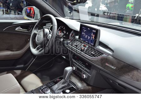 Frankfurt, Germany, September 13-2017: Audi A6 Allroad Quattro At Iaa 2017