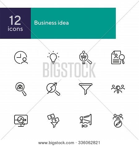 Business Idea Line Vector Photo Free Trial Bigstock I was first introduced to flaticons by kathryn. bigstock