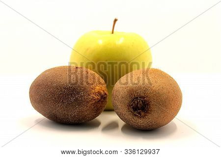 Fruit on a white background