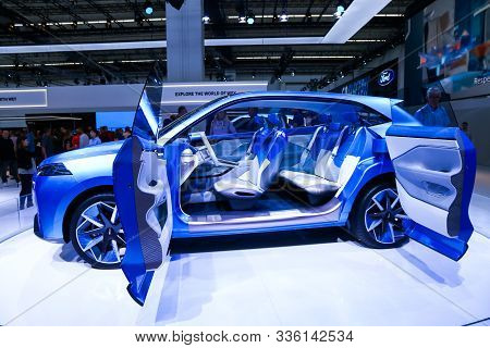 Frankfurt Am Main, Germany - September 17, 2019: Chinese Concept Car Wey-s At The Frankfurt Internat