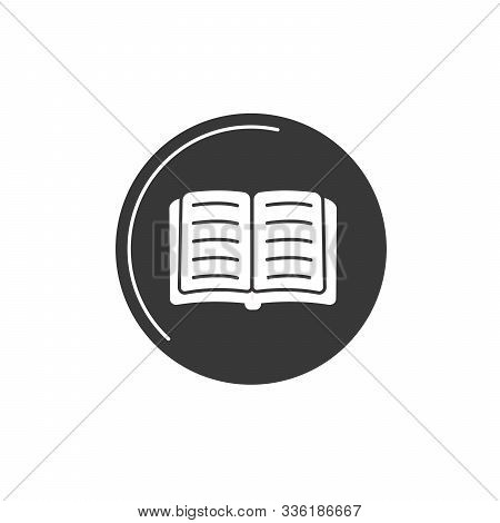 Open Book - Vector Icon. Stock Vector Illustration Isolated On White Background.
