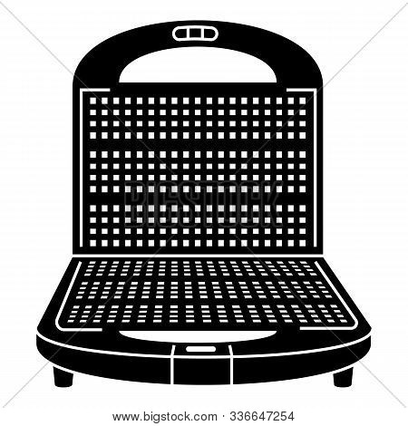 Waffle-iron Icon. Simple Illustration Of Waffle-iron Vector Icon For Web Design Isolated On White Ba