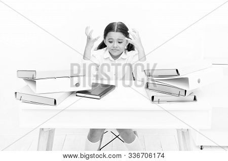 Pupil Upset Failure. Praise Best Efforts Show How Move Learning Forward. Do Not Give Up. Schoolgirl 