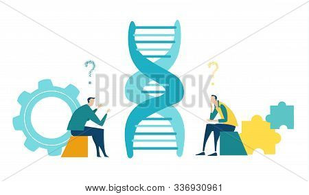 Dna Structure. Genome Sequencing Concept Of Genome Editing. Pharmaceutical Chemistry And Dna Researc