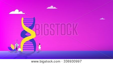 Dna Structure. Genome Sequencing Concept Of Genome Editing. Pharmaceutical Chemistry And Dna Researc