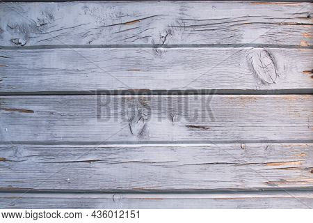 Rustic Weathered Blue And White Grunge Rustic Wood Panels. Wooden Aged Textures Planks Stock Photo