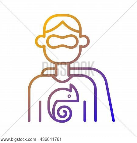 Adaptability Gradient Linear Vector Icon. Ability To Handle Change. Flexibility, Adaptation. Adjust 