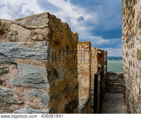 Ram Fortress On Danube River In Serbia