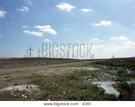 Campo di turbine eoliche